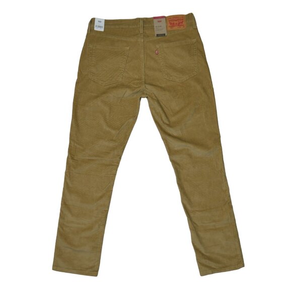 Levis 511 Slim Fit Corduroy Jeans Men's Size 36x32 Stretch Harvest Gold Beige - Picture 8 of 13